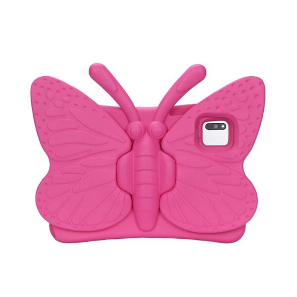 Nevenka Butterfly EVA Rugged Shockproof Case with Stand Kids Friendly Full Cover for HUAWEI MatePad 11-Rose