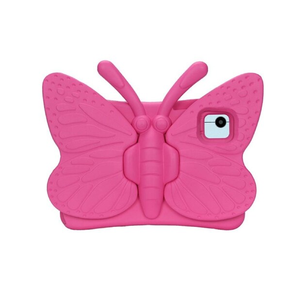 Nevenka Butterfly EVA Rugged Shockproof Case with Stand Kids Friendly Full Cover for HUAWEI MatePad SE 10.4Inch-Rose