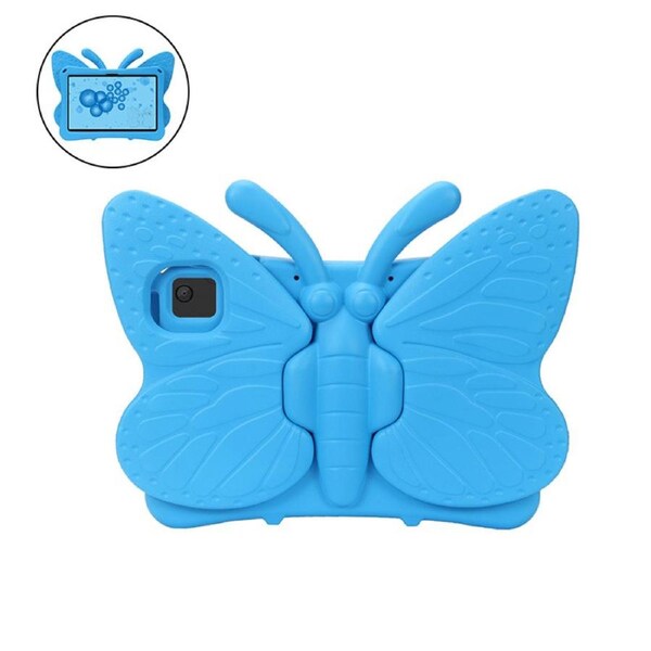 Nevenka Butterfly EVA Rugged Shockproof Case with Stand Kids Friendly Full Cover for HD11 2023-Blue