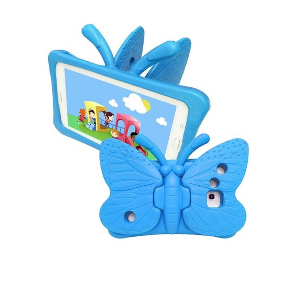 Nevenka Butterfly EVA Rugged Shockproof Case with Stand Kids Friendly Full Cover for Samsung Galaxy T280 7 Inch-Blue