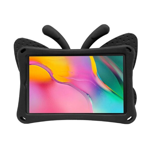 Nevenka Butterfly EVA Rugged Shockproof Case with Stand Kids Friendly Full Cover for Samsung Galaxy T510 10.1 Inch 2019-Black