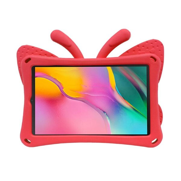 Nevenka Butterfly EVA Rugged Shockproof Case with Stand Kids Friendly Full Cover for Samsung Galaxy T510 10.1 Inch 2019-Red