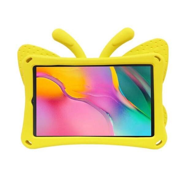 Nevenka Butterfly EVA Rugged Shockproof Case with Stand Kids Friendly Full Cover for Samsung Galaxy T510 10.1 Inch 2019-Yellow