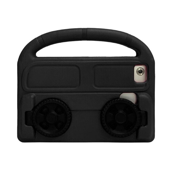 Nevenka Car Wheel-Shaped Shockproof Case for HUAWEI M3 8.4 Inch with Foldable Stand Handle Kids Gifts-Black