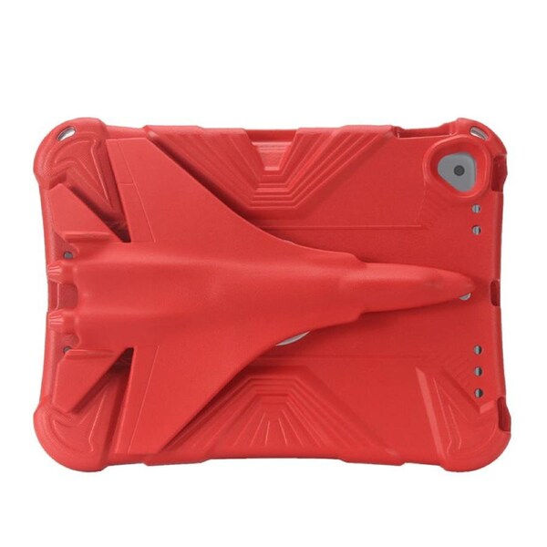 Nevenka EVA Tablet Case with Rotatable Airplane-Shaped Stand Shockproof Case for iPad 7/8/9/ 10.2inch-Red
