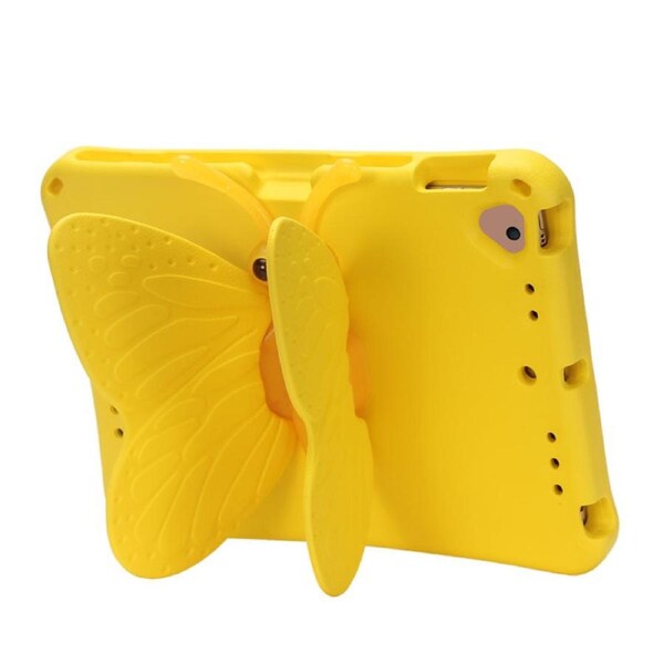 Nevenka EVA Tablet Case with Rotatable Butterfly-Shaped Stand Shockproof Casefor iPad 7/8/9/ 10.2inch-Yellow