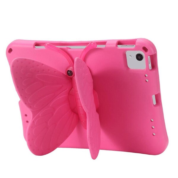 Nevenka EVA Tablet Case with Rotatable Butterfly-Shaped Stand Shockproof Casefor iPad10 10.9 Inch 2022-Rose