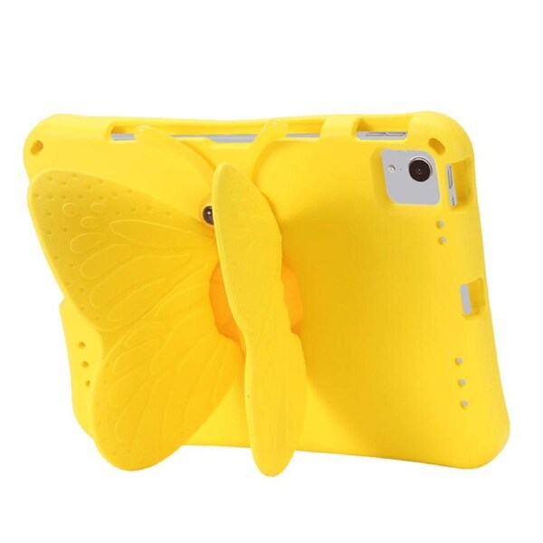Nevenka EVA Tablet Case with Rotatable Butterfly-Shaped Stand Shockproof Casefor iPad10 10.9 Inch 2022-Yellow
