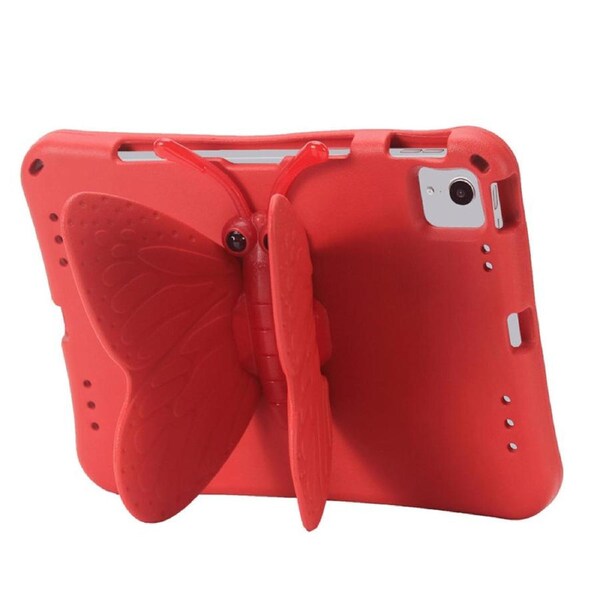 Nevenka EVA Tablet Case with Rotatable Butterfly-Shaped Stand Shockproof Casefor iPad10 10.9 Inch 2022-Red