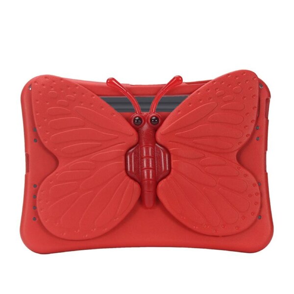 Nevenka EVA Tablet Case with Rotatable Butterfly-Shaped Stand Shockproof Casefor Samsung Galaxy S9 Plus 12.4 Inch-Red