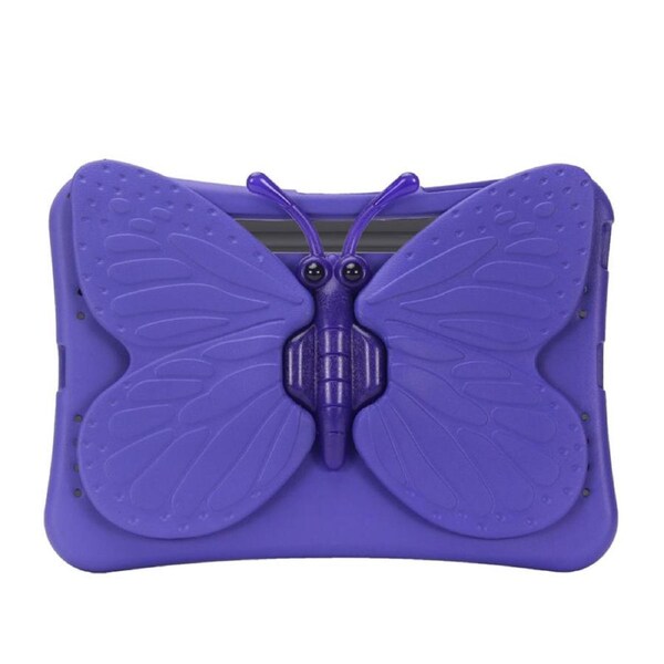 Nevenka EVA Tablet Case with Rotatable Butterfly-Shaped Stand Shockproof Casefor Samsung Galaxy S9 Plus 12.4 Inch-Purple