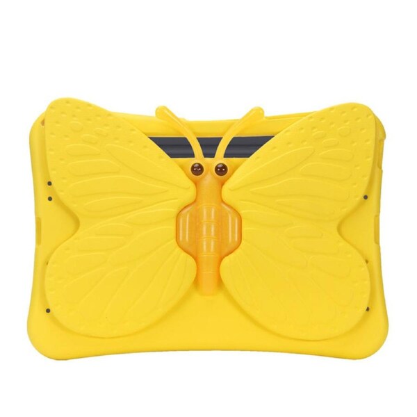Nevenka EVA Tablet Case with Rotatable Butterfly-Shaped Stand Shockproof Casefor Samsung Galaxy S9 Plus 12.4 Inch-Yellow