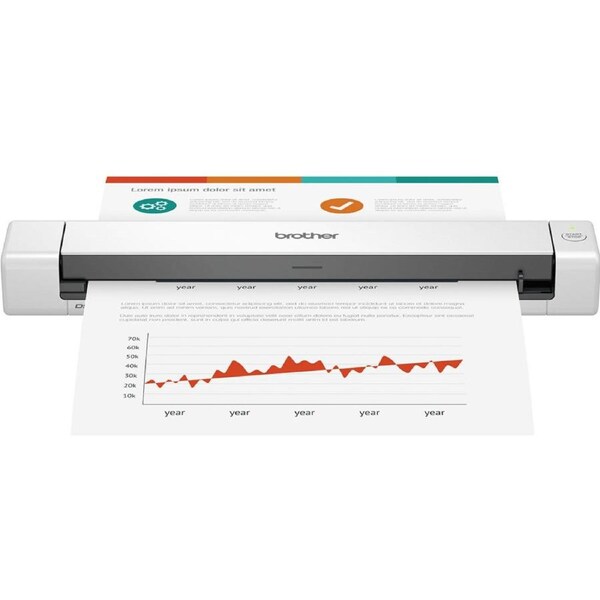Brother DS-640 Document Scanner Portable Compact Mobile A4