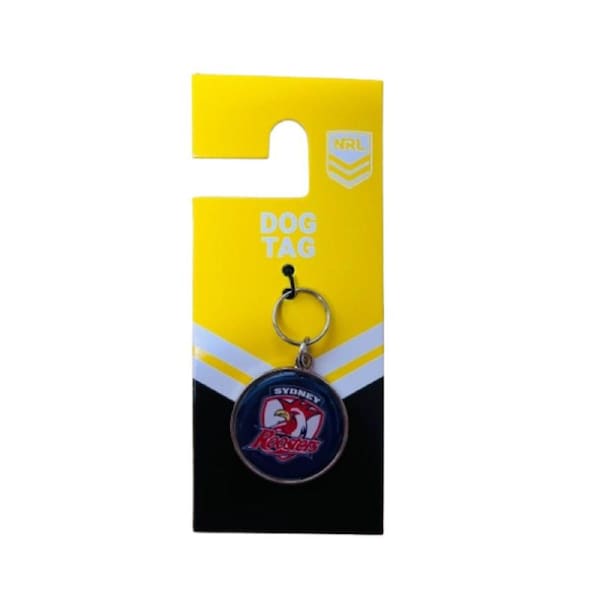 NRL Pet ID Tag - Sydney Roosters - Engravable - 30mm diameter