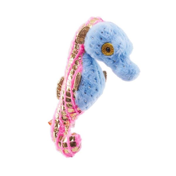 Wild Republic Foilkins Junior Seahorse Blue 7"