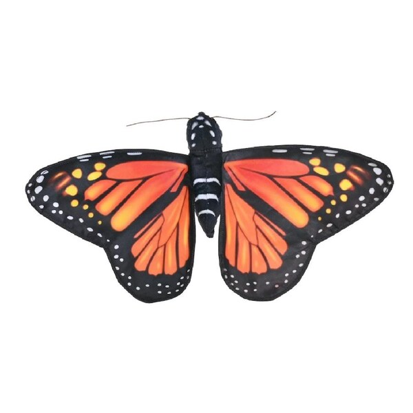 Wild Republic Rainforest Monarch Butterfly Finger Puppet 7"