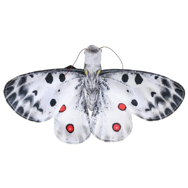 Wild Republic Rainforest Apollo Butterfly Finger Puppet 7"