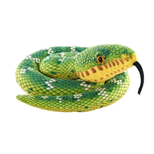 Wild Republic Green Snakes Emerald Tree Boa Coiled 36"