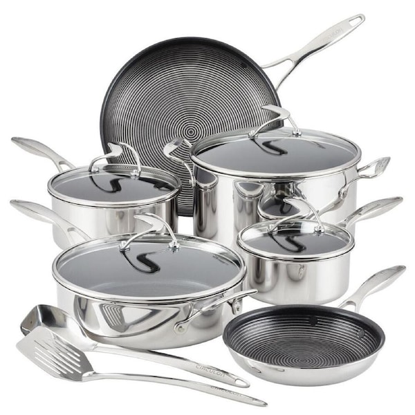10pc Circulon SteelShield C Series Non-Stick Cookware Set w/ Bonus Tools