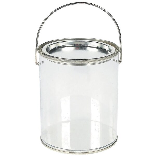 Clear Plastic Paint Bucket Container