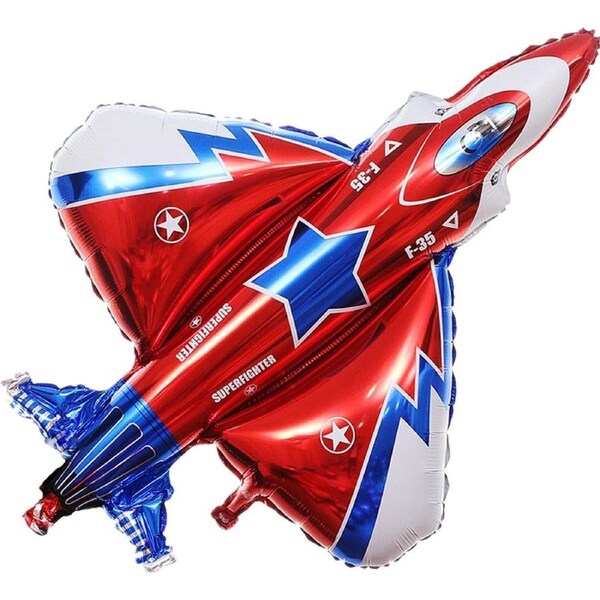 Superfighter Jet Supershape Helium Balloon 98cm