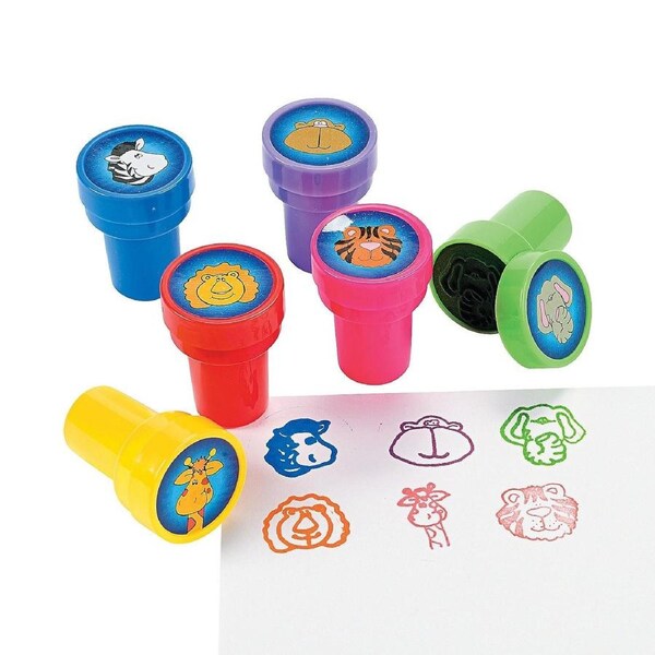 Zoo Animal Stamps (Pack of 24)