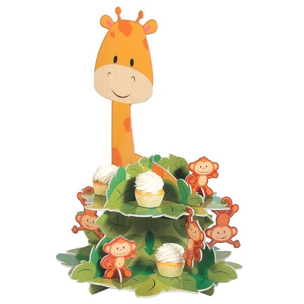 Zoo Animals Cupcake Stand Kit