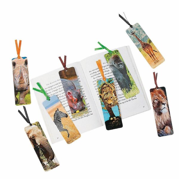 Safari Animal Bookmarks (Pack of 48)