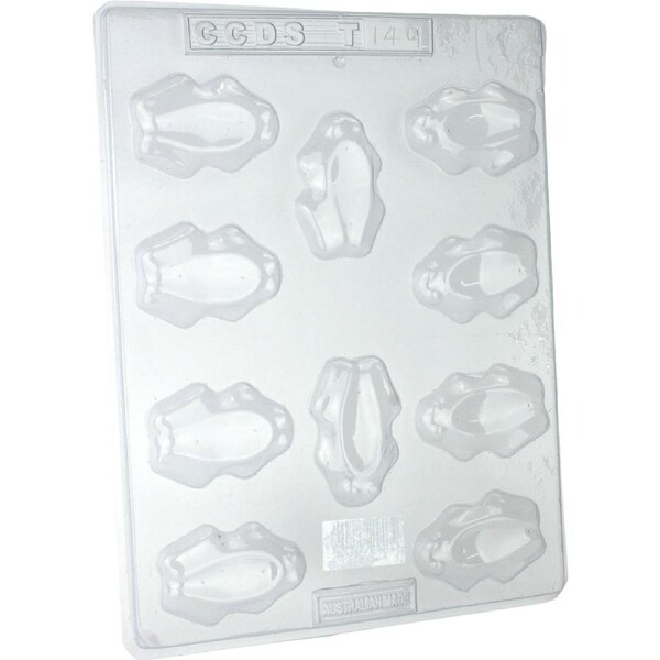 Frog Plastic Chocolate Moulds (1 Sheet)