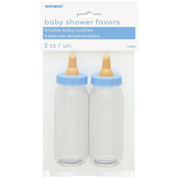 Blue Fillable Baby Bottles (Pack of 2)
