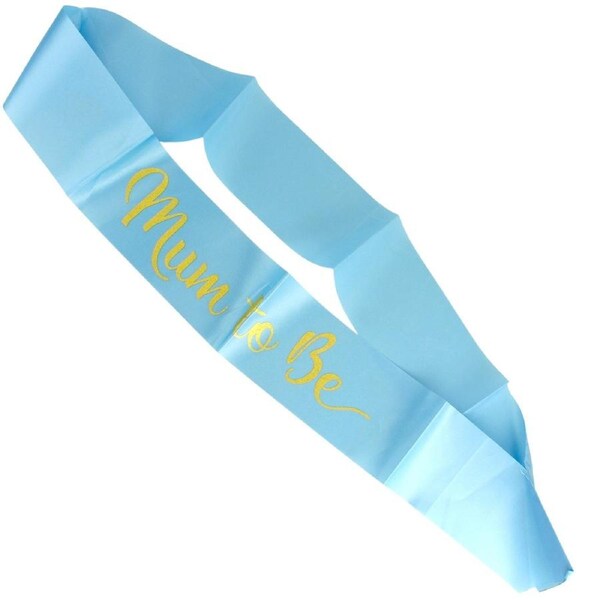 Mum to Be Blue Sash