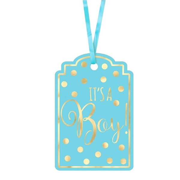 It's A Boy Paper Gift Tags (Pack of 25)