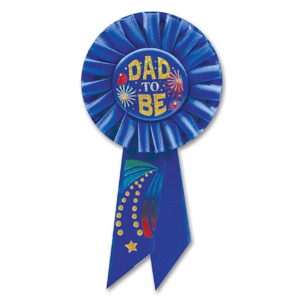 Dad to Be Ribbon Badge