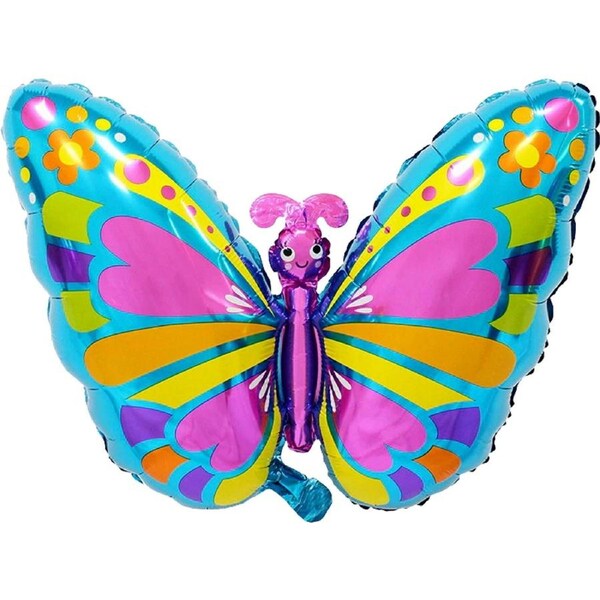 Butterfly Supershape Foil Helium Balloon 77cm