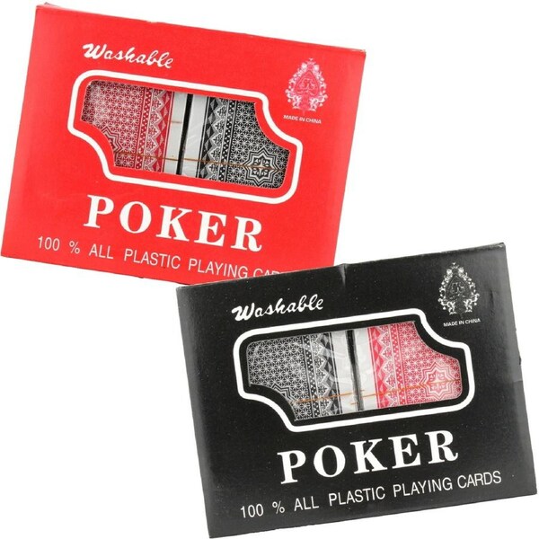 Plastic Coated Playing Cards (1 Box)