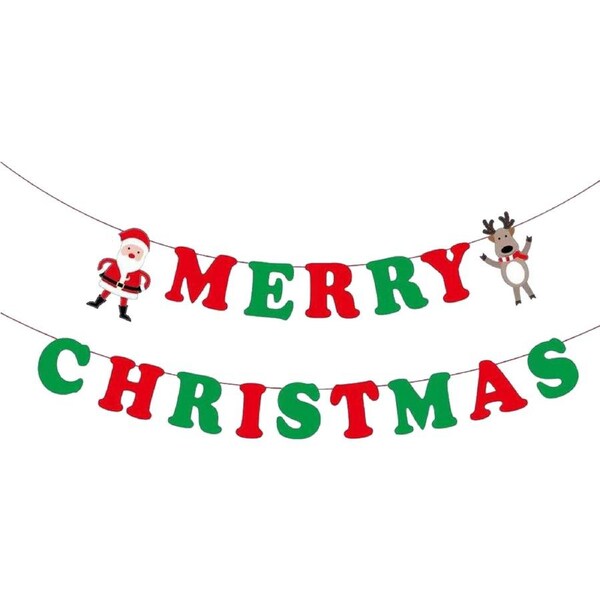 Merry Christmas Letter Banner 5m