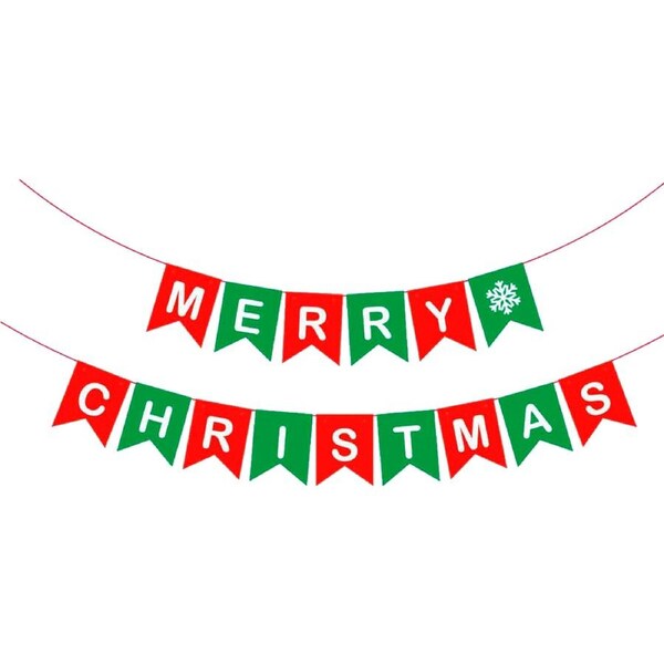 Merry Christmas Pennant Banner 5m