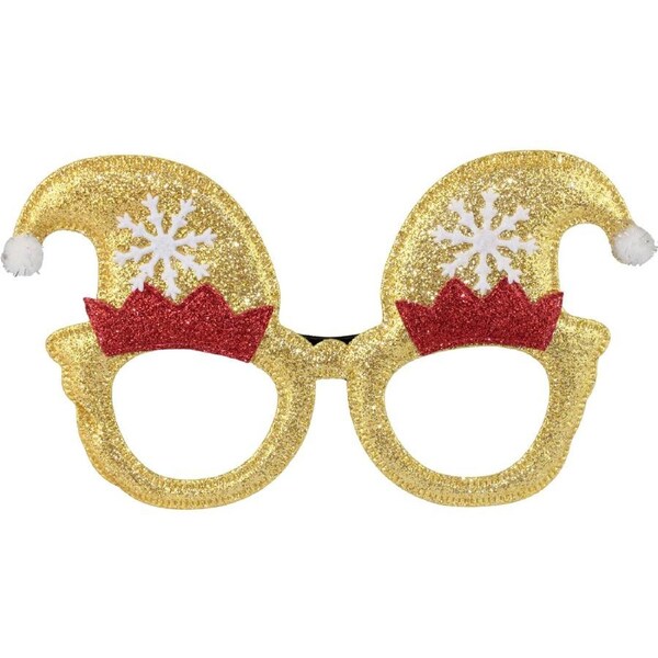 Elf Hat Christmas Glasses