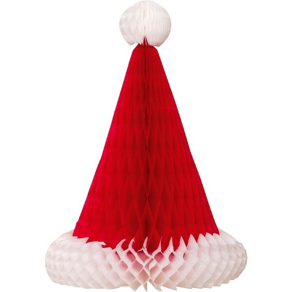 Santa Hat Honeycomb Centrepiece