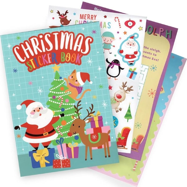 Christmas Sticker & Puzzle Activity Pad