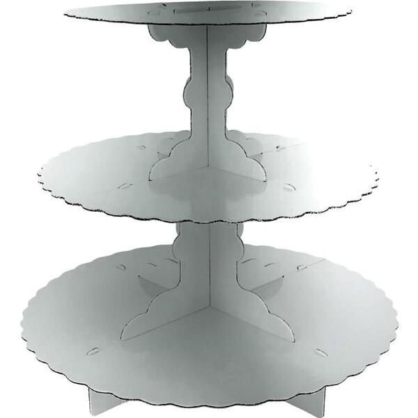 Silver Cupcake Stand