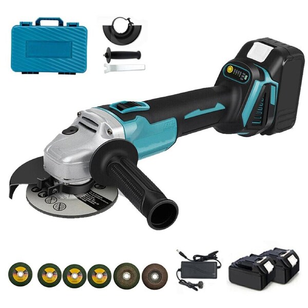 OZNALA Brushless Cordless Angle Grinder 125mm Cutting Polishing For Makita 18V Battery