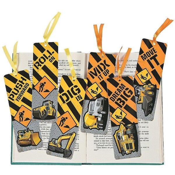Construction Bookmarks (Pack of 48)