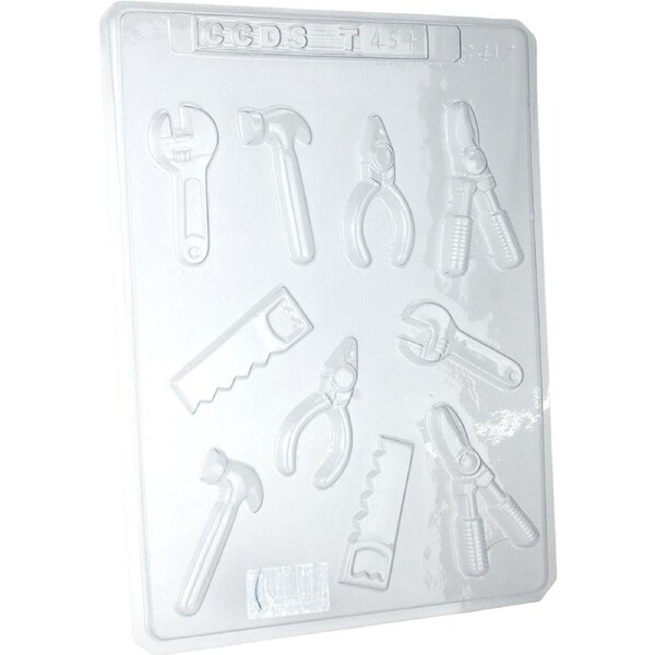 Construction Tool Plastic Chocolate Moulds (1 Sheet)