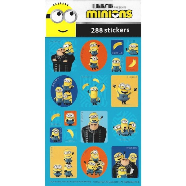 Minions Sticker Book (12 Sheets)