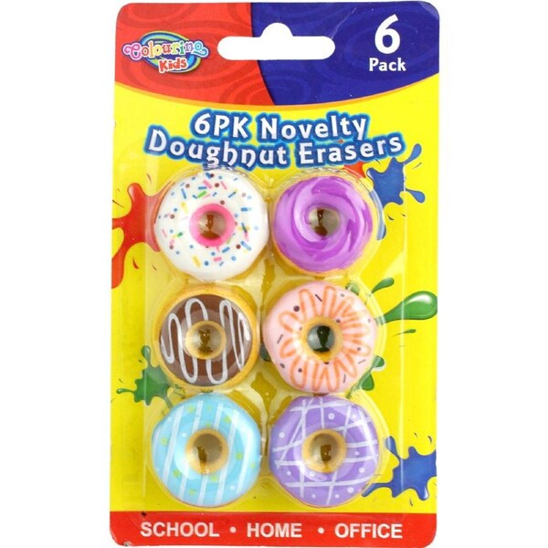 Donut Erasers (Pack of 6)