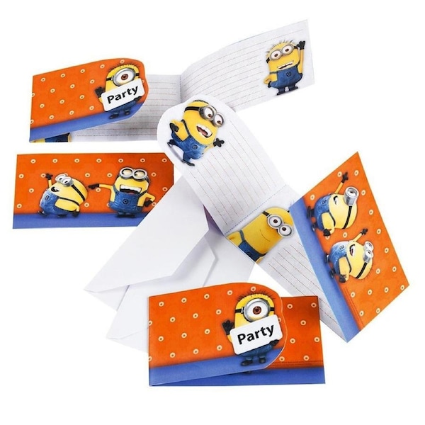 Minions Party Invitations (Pack of 6)