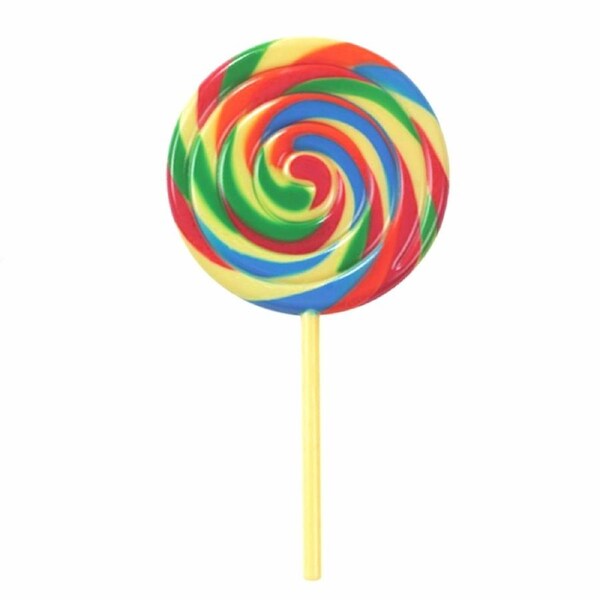 Plastic Rainbow Lollipop Decoration