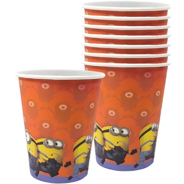 Minions Paper Cups (Pack of 8)