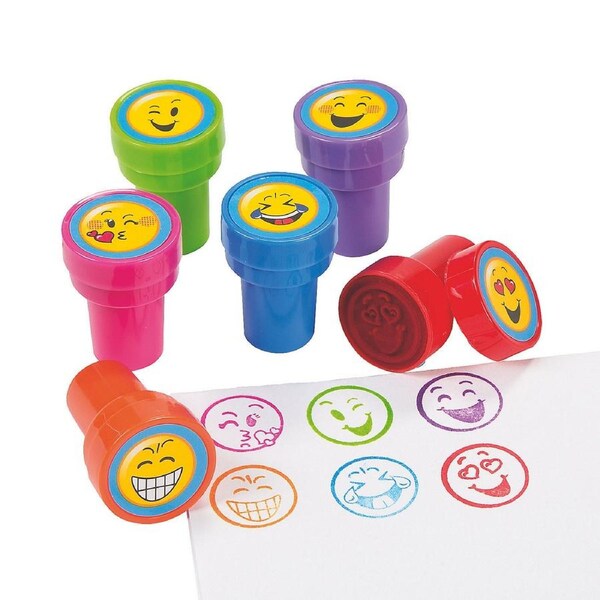 Emoji Smiley Face Stamp Set (Pack of 6)